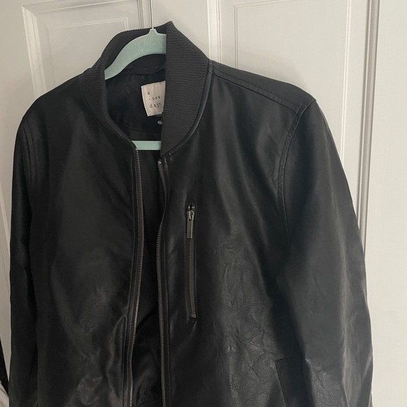 Black Leather Jacket - Picture 3 of 3